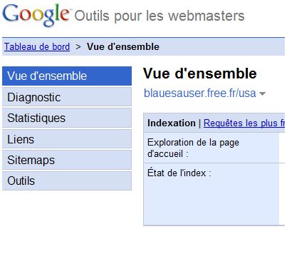 google webmaster tool