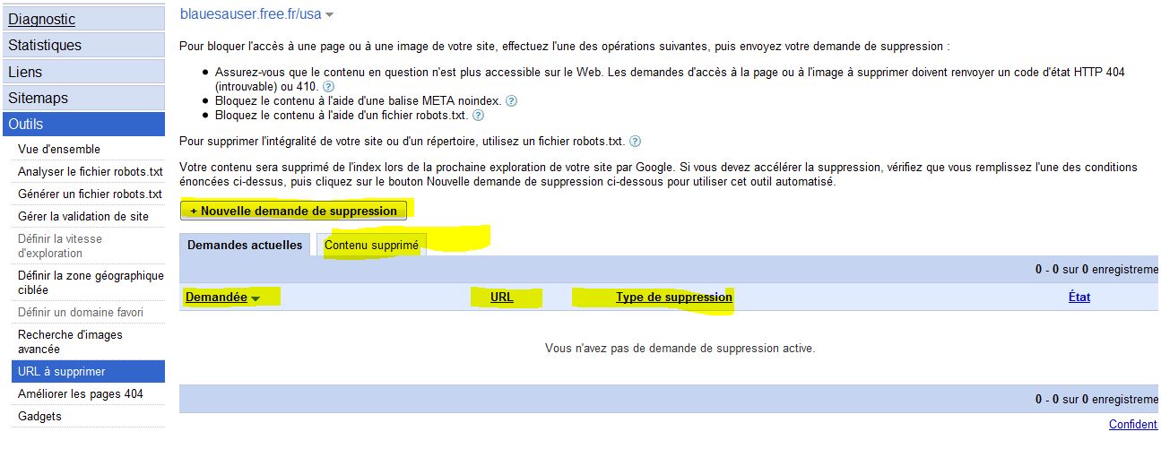 google webmaster tool