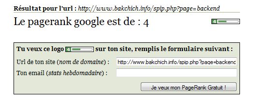 pagerank backchich rss